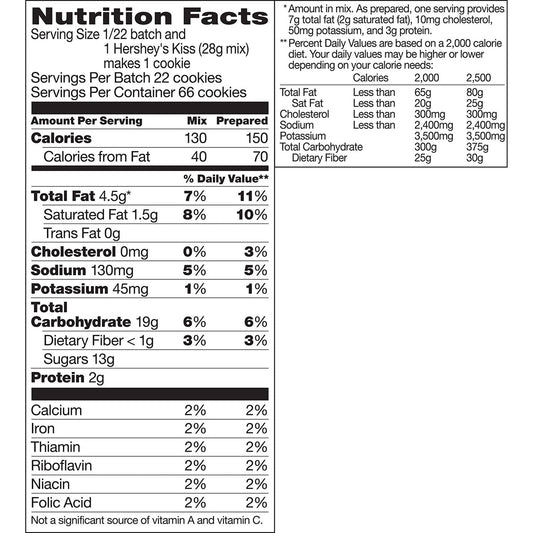 Hershey's Kisses Peanut Butter Blossoms - 4 Pounds