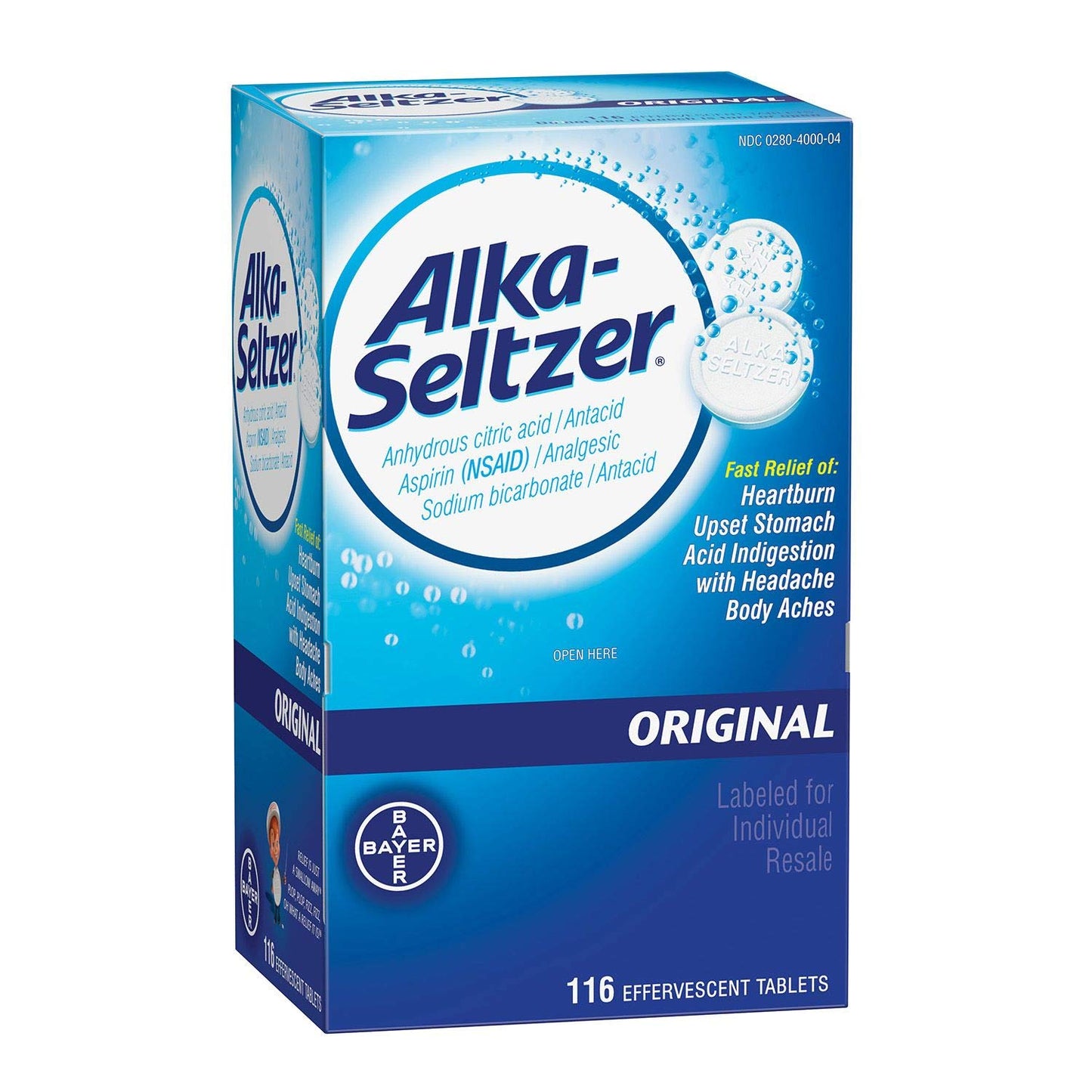 Alka-Seltzer Original Antacid and Analgesic (116 ct.)