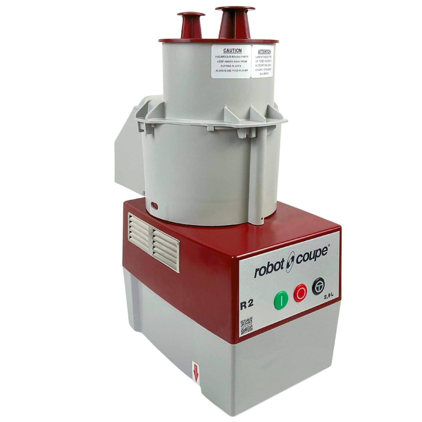 Robot Coupe - 4581 R2N Continuous Feed Combination Food Processor with 2.9 L Polycarbonate Bowl, 1-HP, 120-Volts