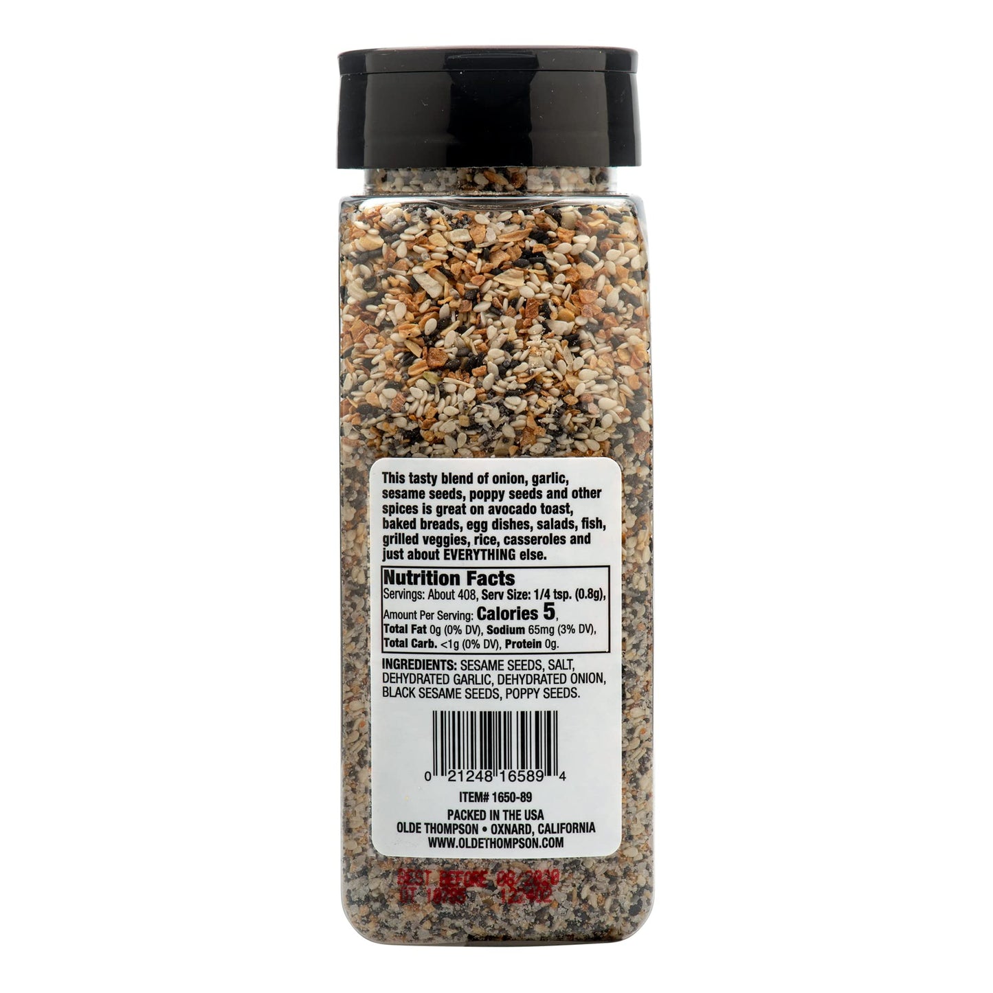 Olde Thompson Everything Bagel Seasoning, 11.5 Ounce