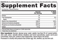 Vitafusion Adults Calcium Gummy 500g and Multivites Gummy Vitamins250g