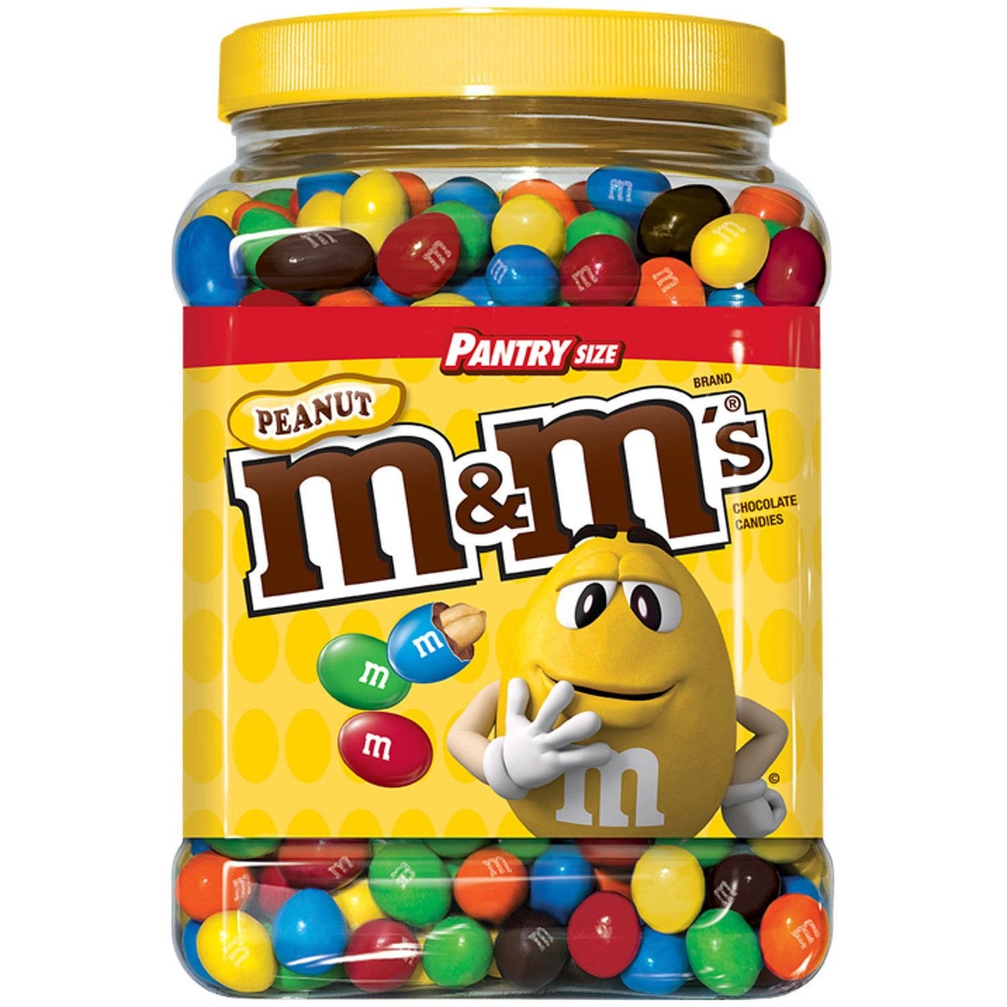 M&M'S Chocolate Candy Pantry, 3.87 Pound, Peanut, 124 Oz (Pack of 2)