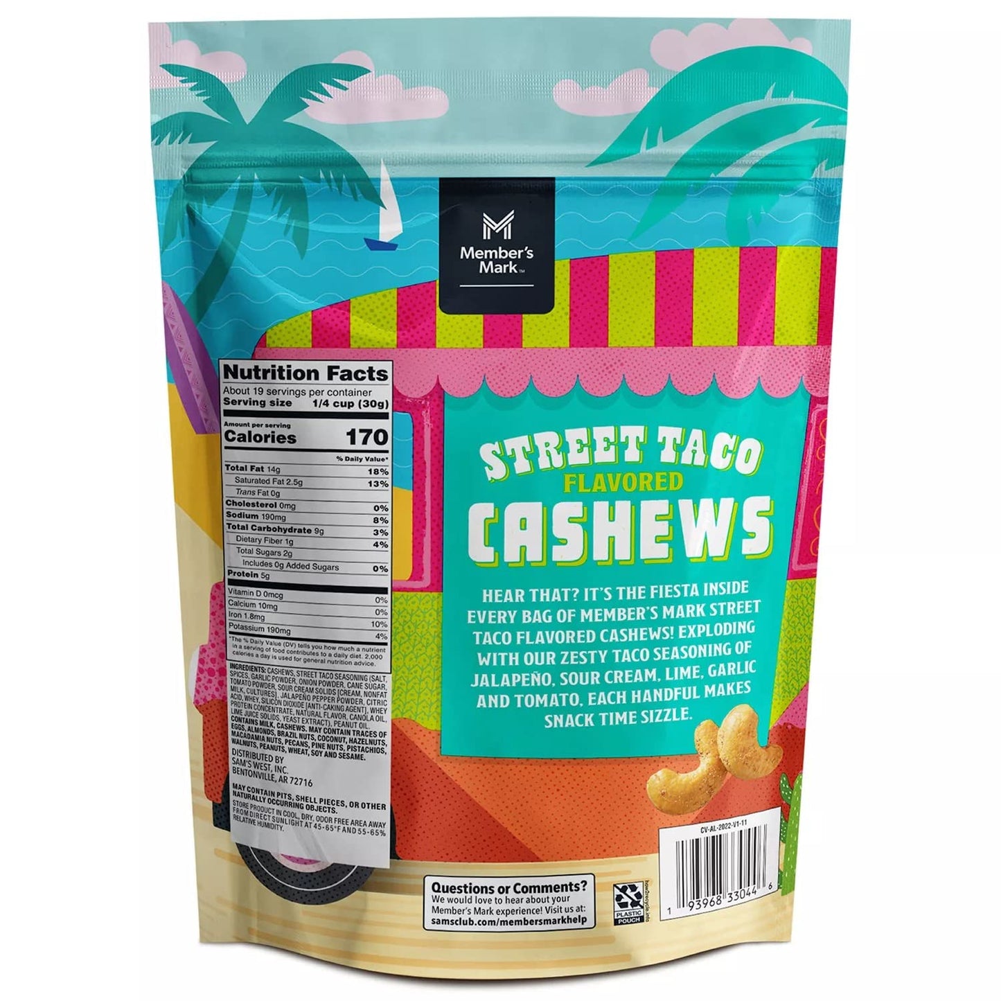 Member's Mark Street Taco Flavored Cashews (20 Ounce)