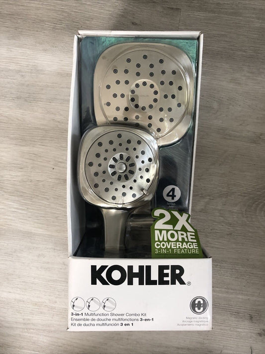 ADJUSTE 3-IN-1 MULTIFUNCTION SHOWER COMBO KIT, W:8-''xH:15.6-''xD:7.1-''