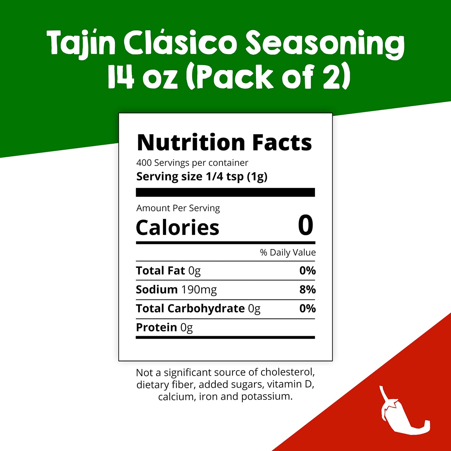 Taj�n Cl�sico Chile Lime Seasoning 14 oz (Pack of 2)