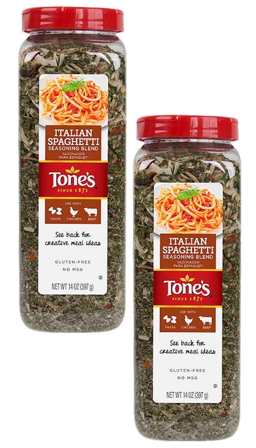 Pack of 2 Italian Spaghetti Seasoning Blend 14 Oz Each