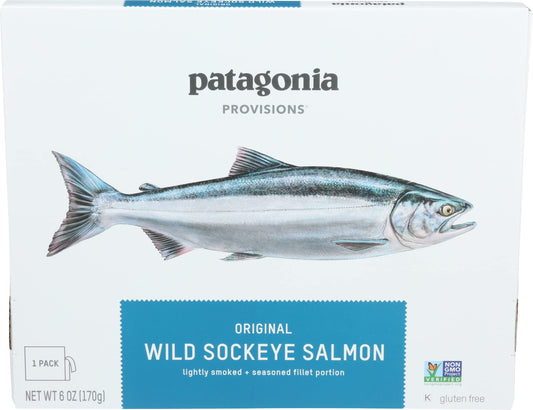 PATAGONIA PROVISIONS Original Wild Sockeye Salmon, 6 OZ