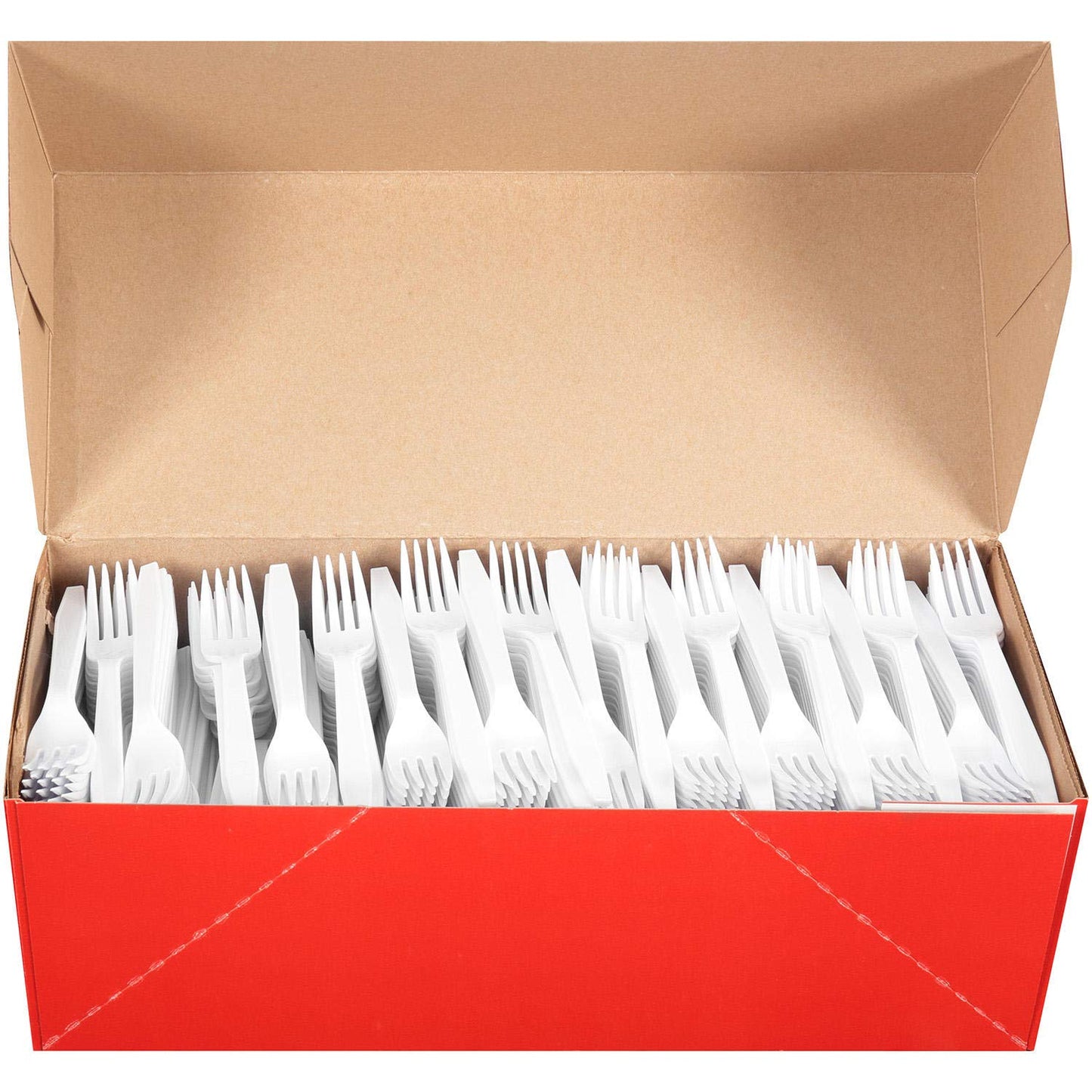 Member's Mark White Plastic Forks (600 ct.) (pack of 2)