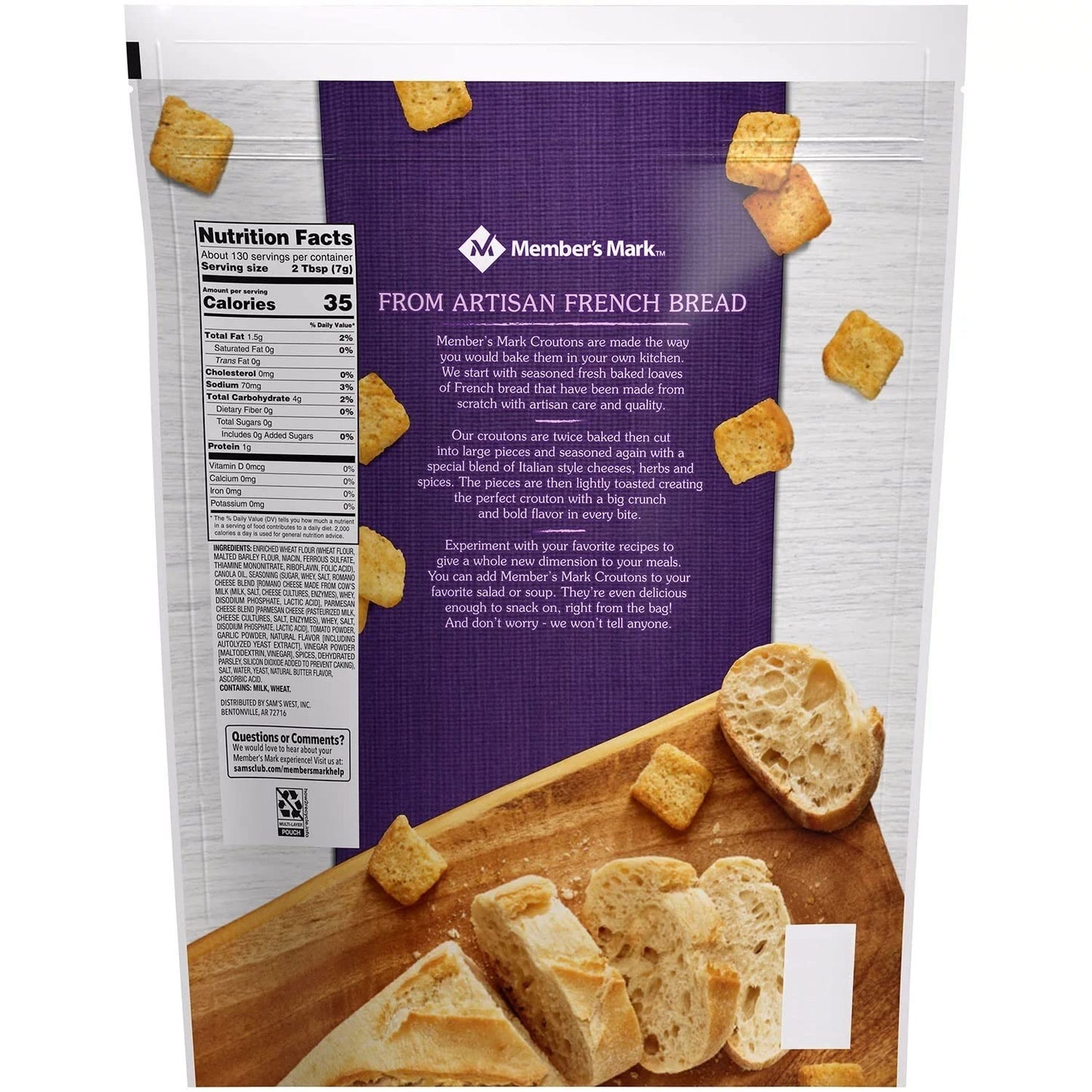Member's Mark Seasoned Croutons (32 Ounce)