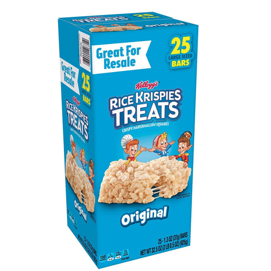 Product of Kellogg's Rice Krispies Treats (1.3 oz. bar, 25 ct.) - Breakfast Bars [Bulk Savings]