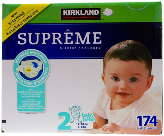 Kirkland Diapers - Size 2-174 ct