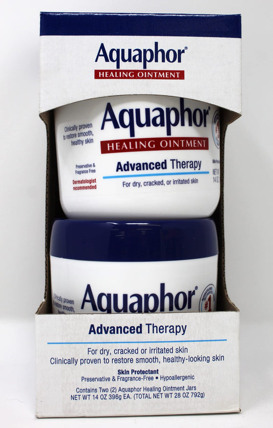 Aquaphor Healing Skin Ointment 14 oz (Pack of 2)