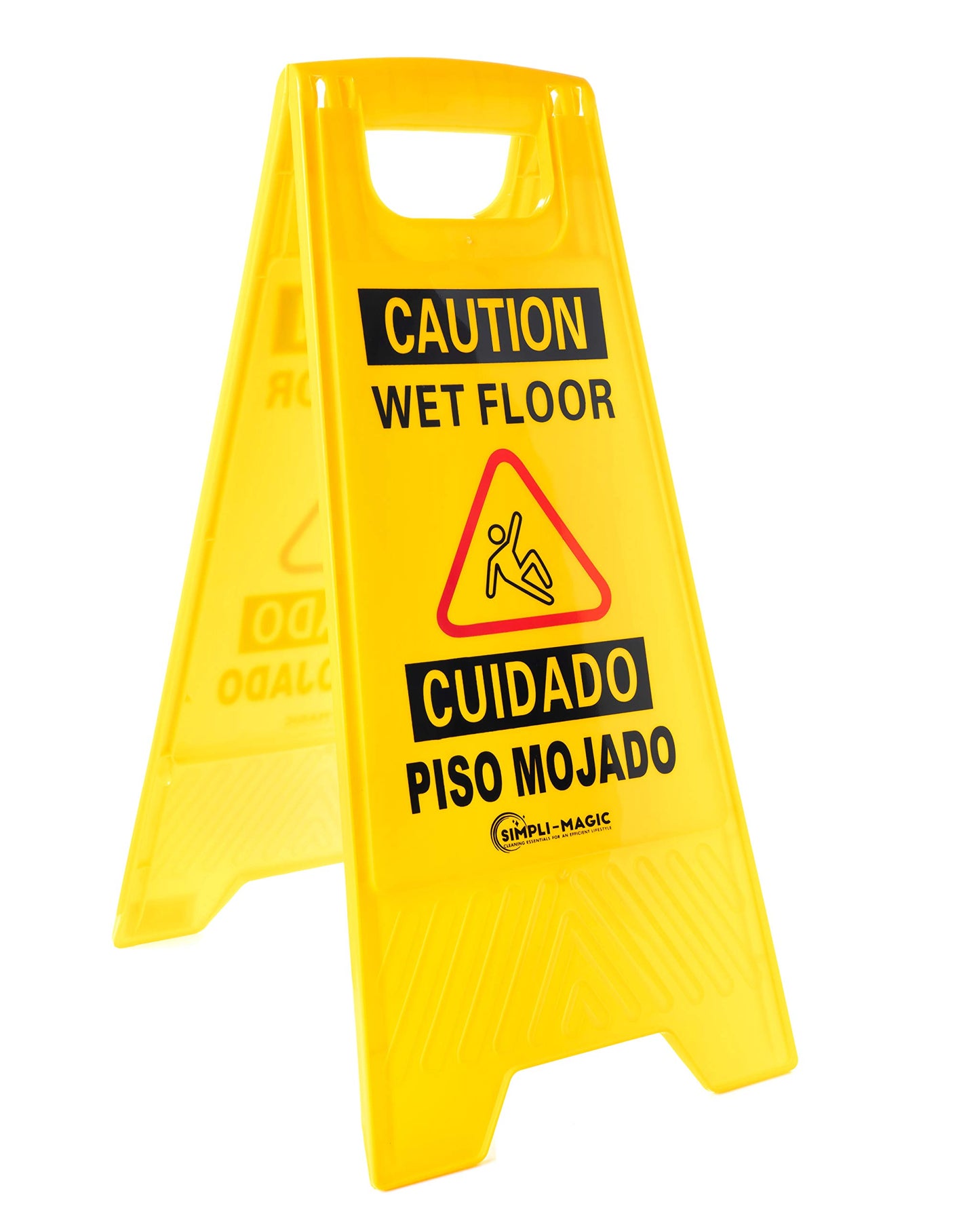 Simpli-Magic 79192 Wet Floor Caution Signs, Basic, Yellow, 3 Pack