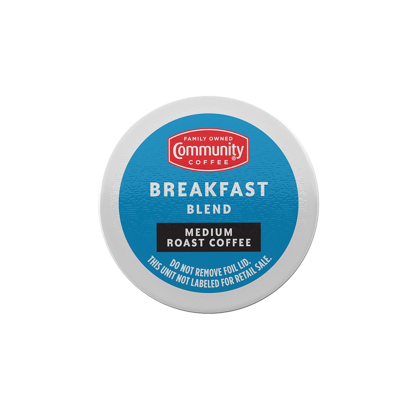 Community Coffee Breakfast Blend 80 Count Coffee Pods, Medium Roast, Compatible with Keurig 2.0 K-Cup Brewers, Box of 80 Pods