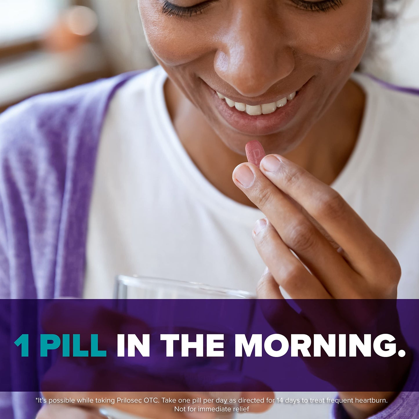 Prilosec OTC Frequent Heartburn Relief Medicine and Acid Reducer, 42 Tablets � Omeprazole Delayed-Release Tablets 20mg - Proton Pump Inhibitor