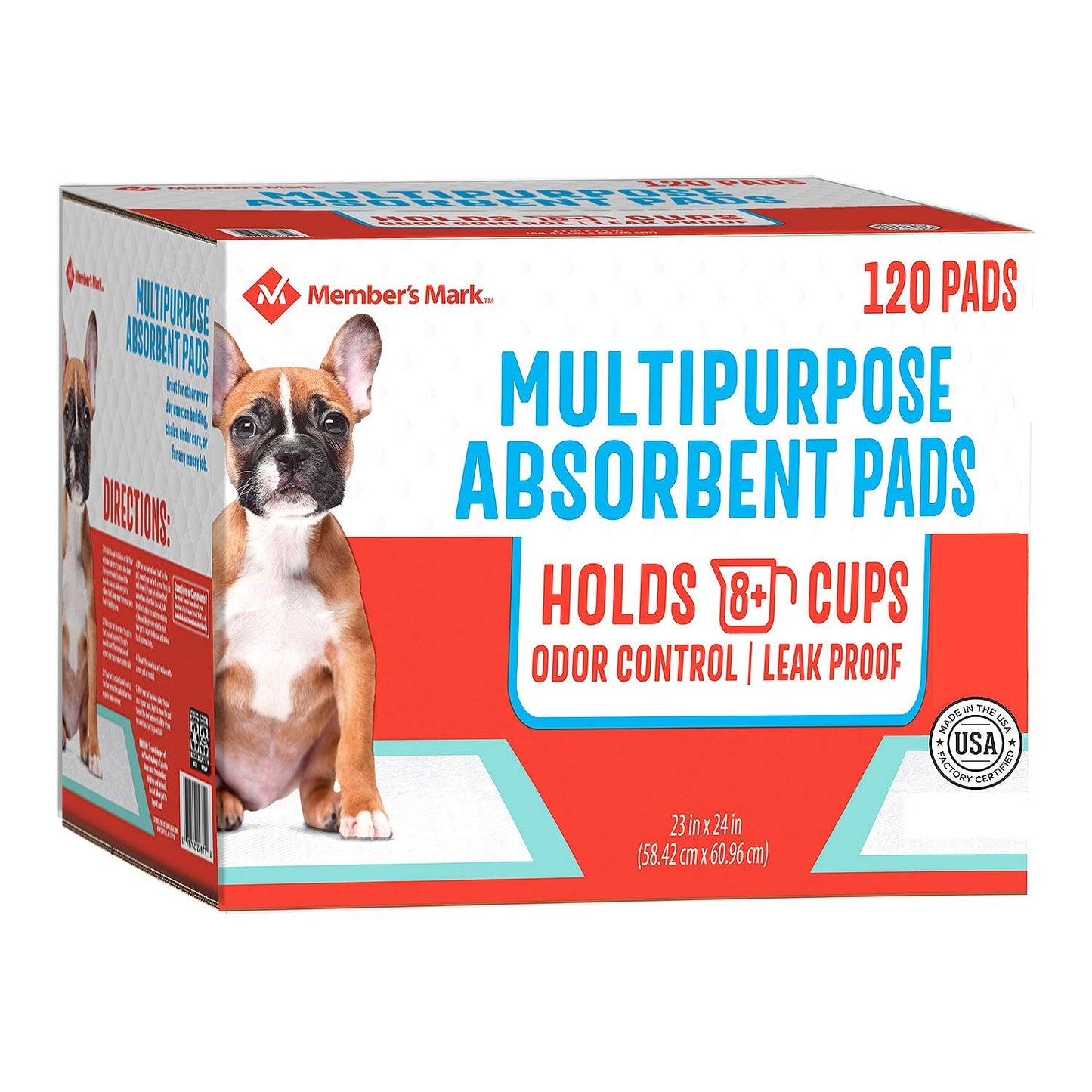 Member's Mark Pet Training Pads, (23" x 24" (Pack of 4))