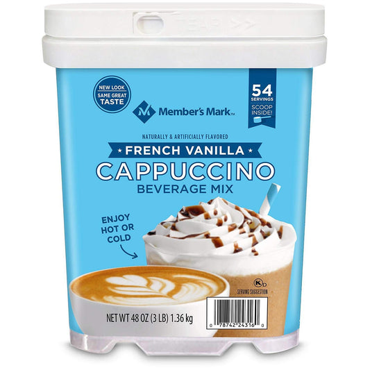 Member's Mark French Vanilla Cappuccino Beverage Mix (48 oz.) AS