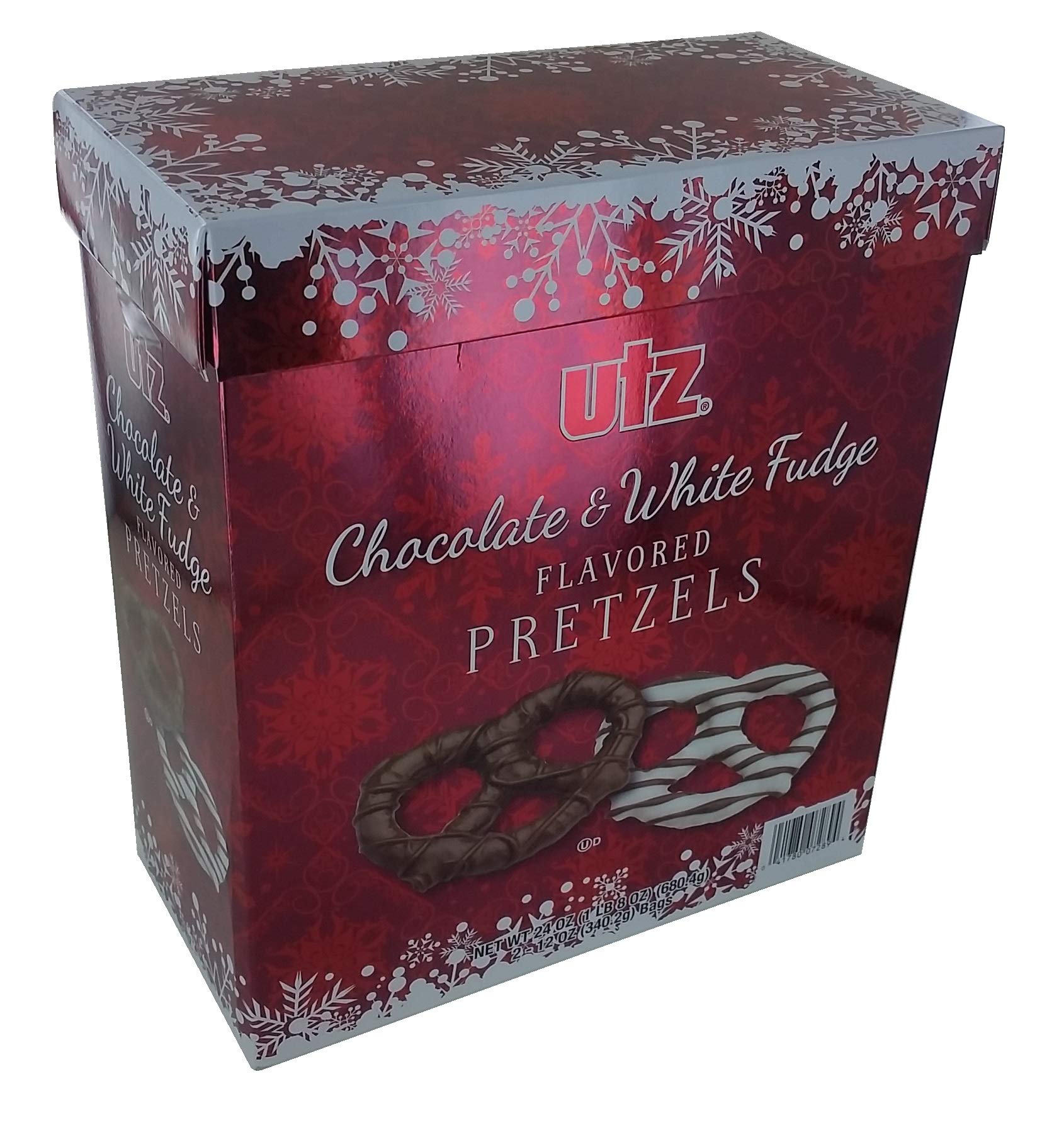 Utz Chocolate & White Fudge Flavored Pretzels 24 Oz,, () – ReliableandFast