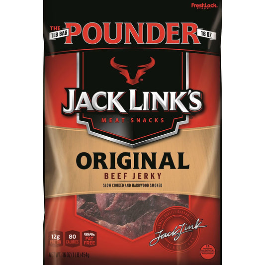 Jack Link's Original Beef Jerky, 16 Ounce (5 Pack)
