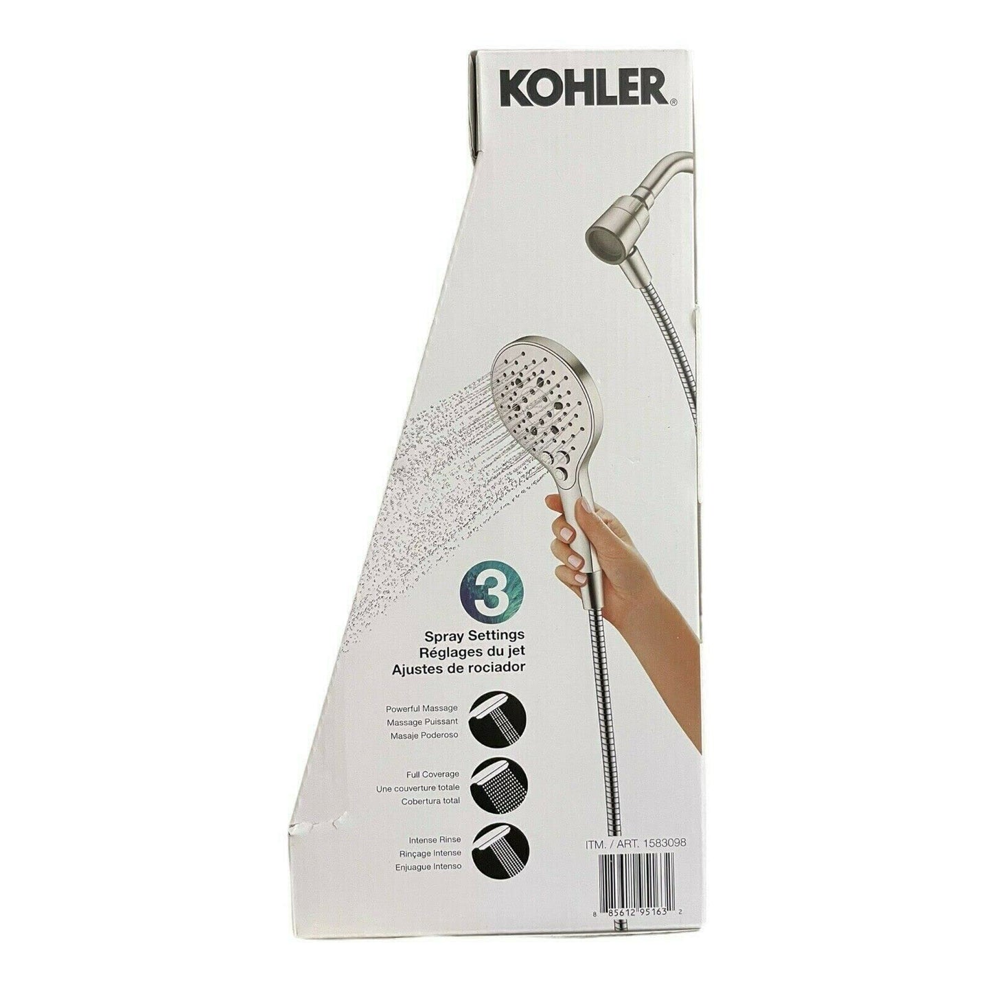 Kohler Prosecco Multifunction Brushed Nickel Handheld Shower