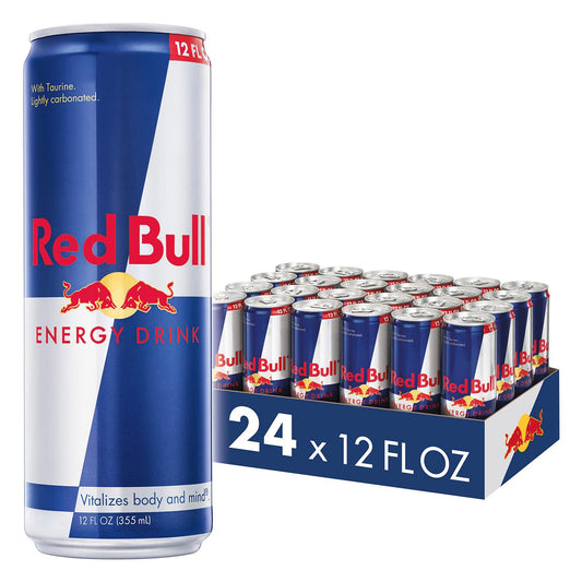 Red Bull Energy Drink, 12 Fl Oz (24 Pack)