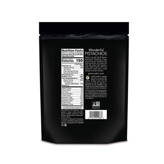 Wonderful Pistachios Salt & Pepper, 40 ounce-(Pack of 2)