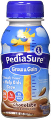 PediaSure Complete Balanced Nutrition Liquid, Chocolate Flavor, Model: 53587-8 Oz/Bottle, 24 Ea