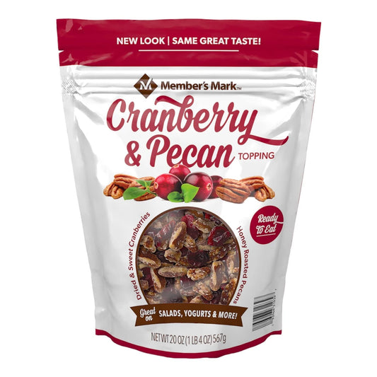 Member's Mark Cranberry and Pecan Salad Topping (20 Ounce), 1.25 Pound (Pack of 1)
