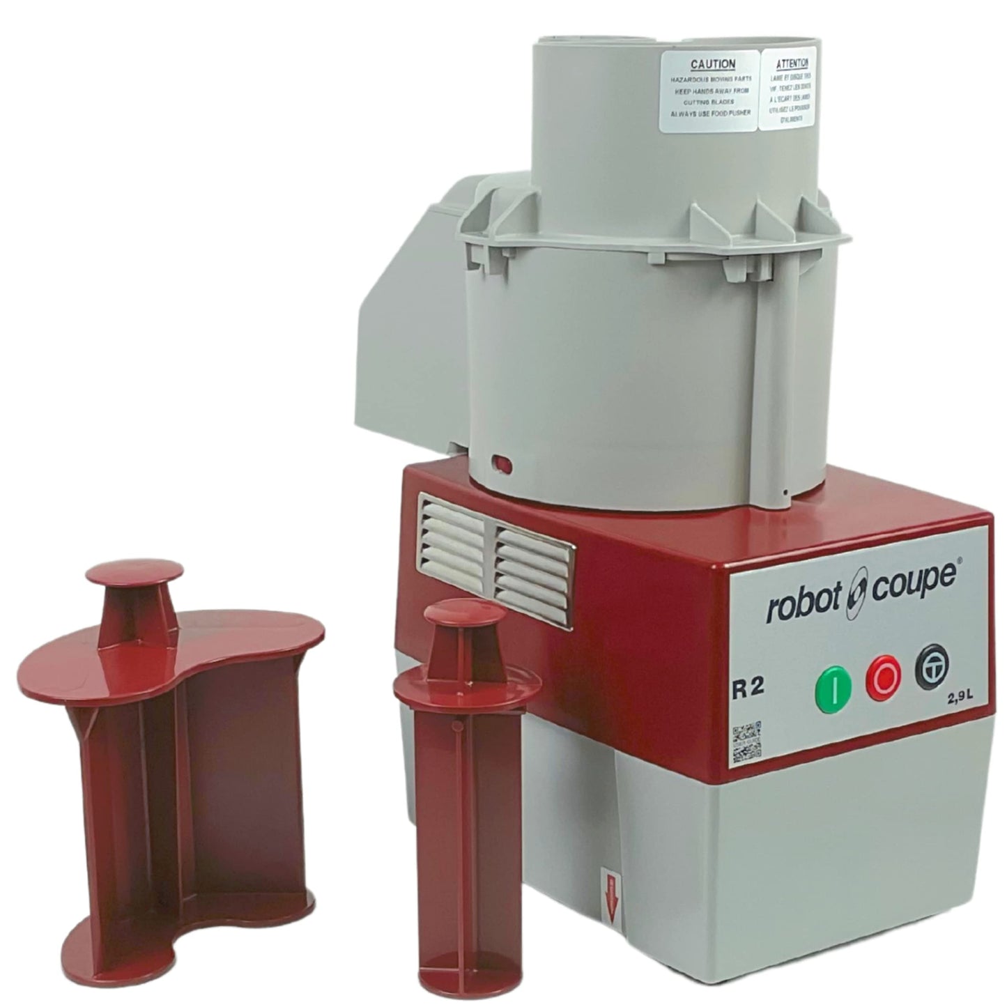 Robot Coupe - 4581 R2N Continuous Feed Combination Food Processor with 2.9 L Polycarbonate Bowl, 1-HP, 120-Volts