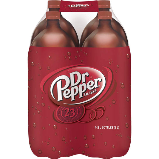Dr Pepper (2 L bottles, 4 Pack)