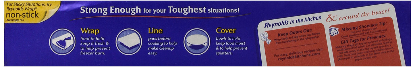 Reynolds Wrap Aluminum Foil, 2-Count, 250-Square Feet