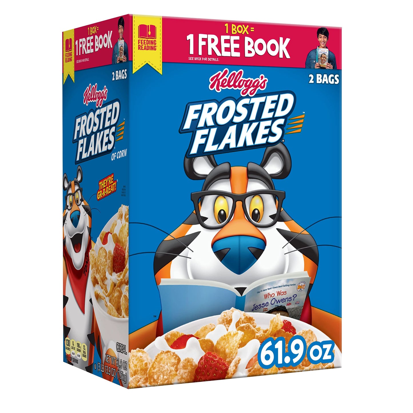 Frosted Flakes Kellogg's Cereal, 61.9 oz