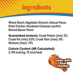 Nylabone Nubz Chicken Dog Treats, All Natural Edible Chew Treats for Dogs, Made in USA