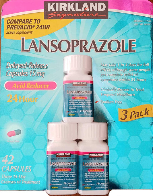 Kirkland Signature Lansoprazole 42 Capsules
