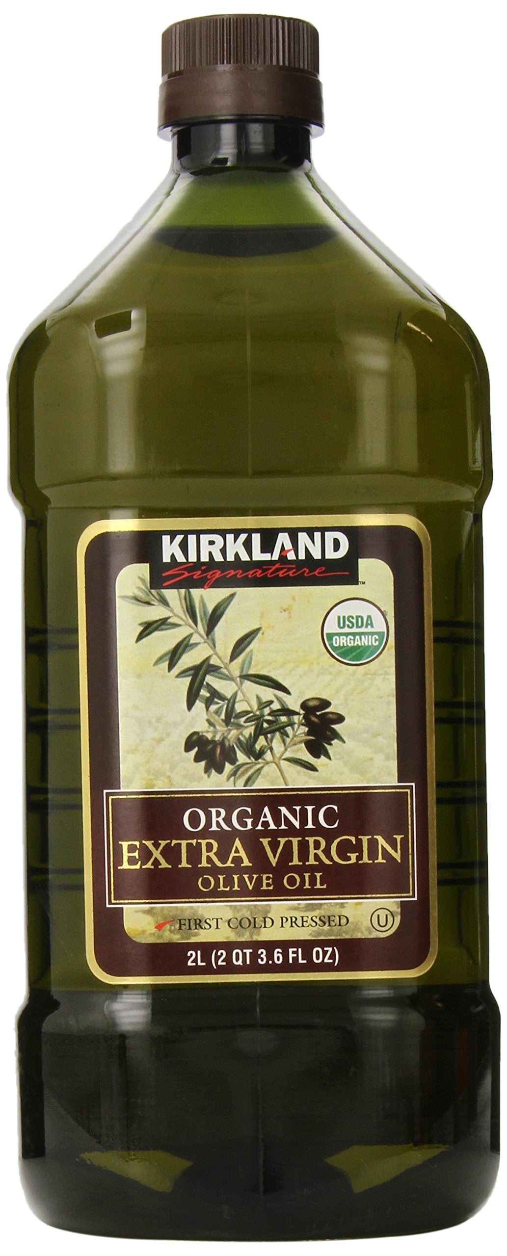 Kirkland Signature Organic Extra Virgin Olive Oil 2L (2QT 3.6 fl. oz)
