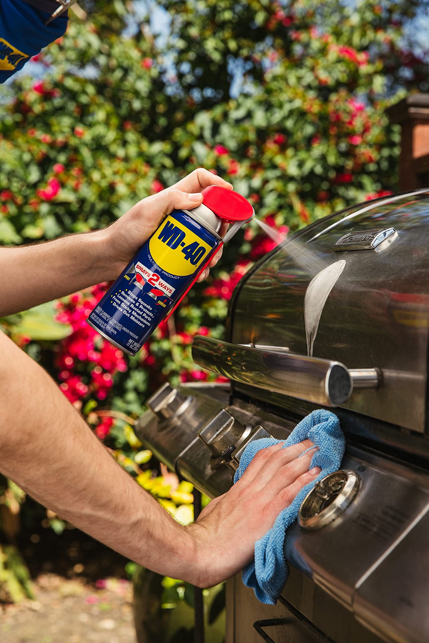 WD-40 Original Forumla, Multi-Use Product with Smart Straw Sprays 2 Ways, 8 OZ [2-Pack]