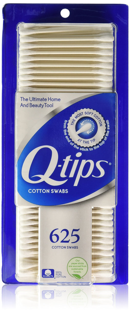 Q-Tips qtip, Cotton Swabs, 625 Count, Pack of 3