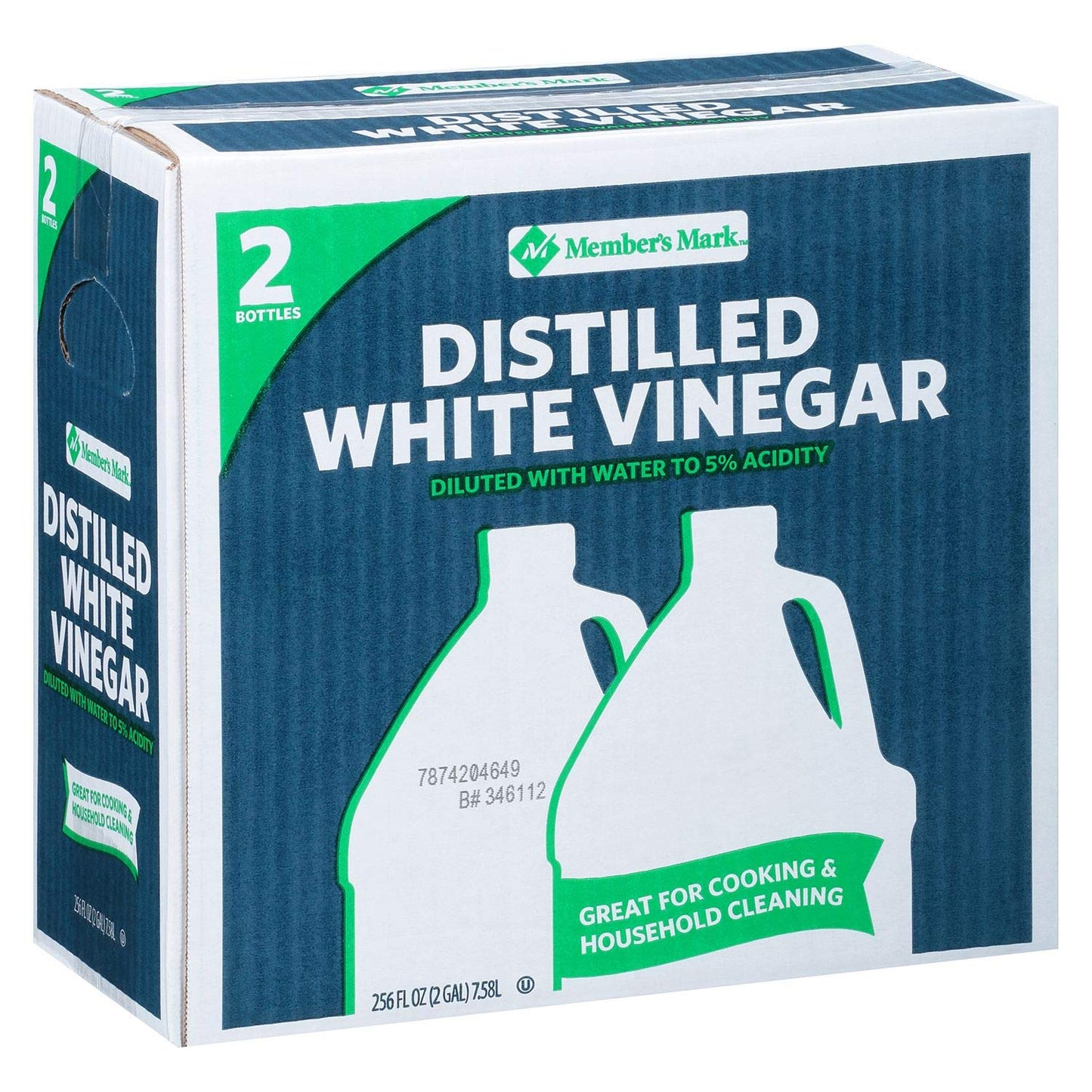 Daily Chef Distilled White Vinegar 2/1 gallon jugs (4 PACK)