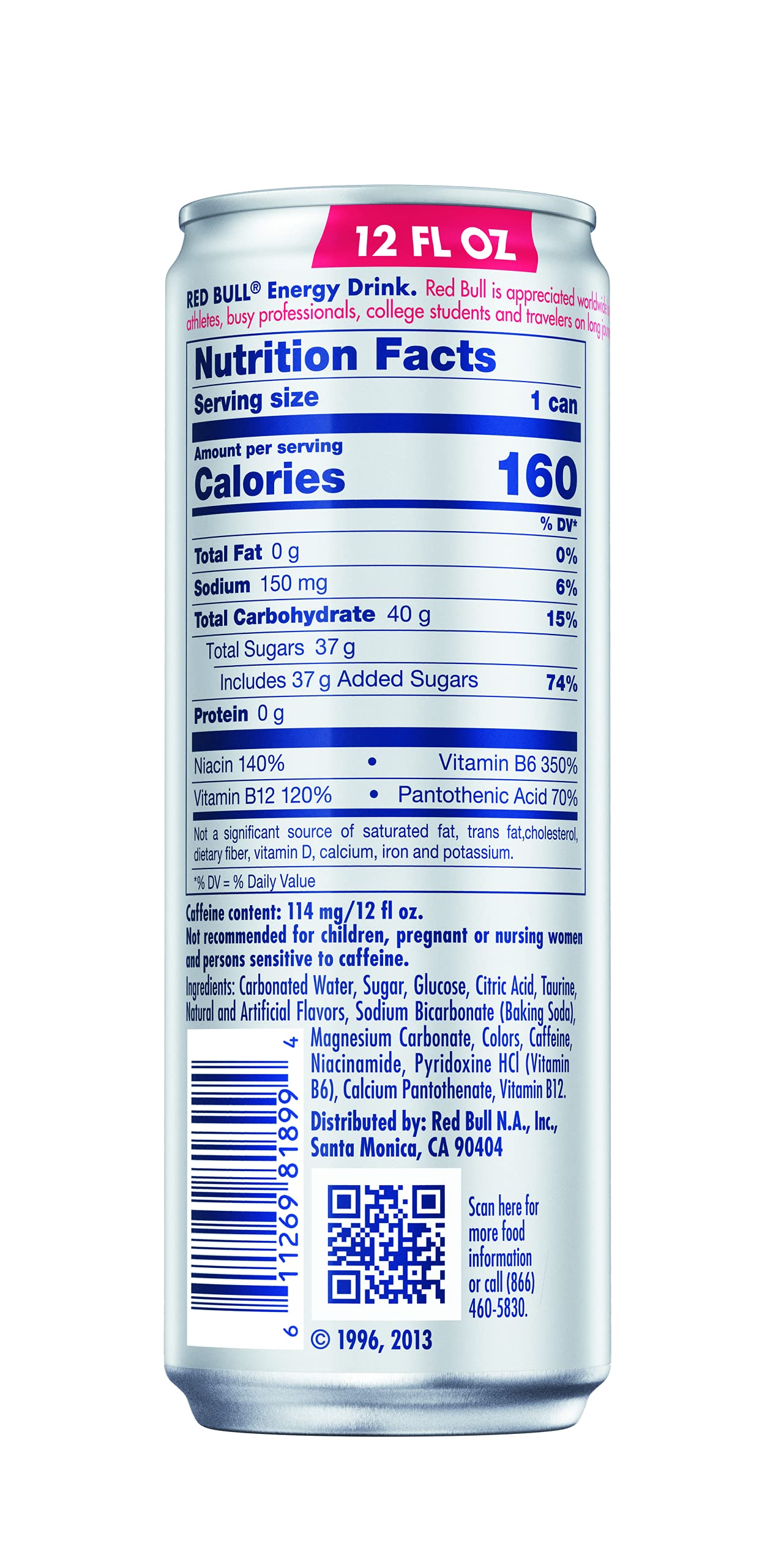 Red Bull Energy Drink, 12 Fl Oz (24 Pack)