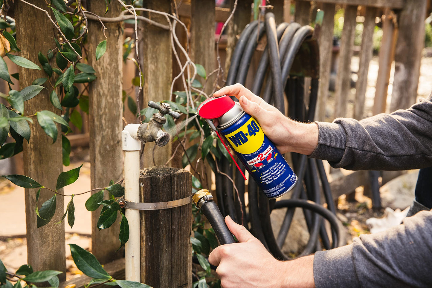WD-40 Original Forumla, Multi-Use Product with Smart Straw Sprays 2 Ways, 8 OZ [2-Pack]