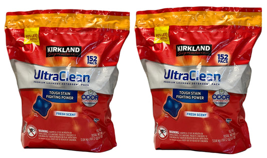 Kirkland Signature Ultra Clean Laundry Detergent (152 Pacs (2 Pack))