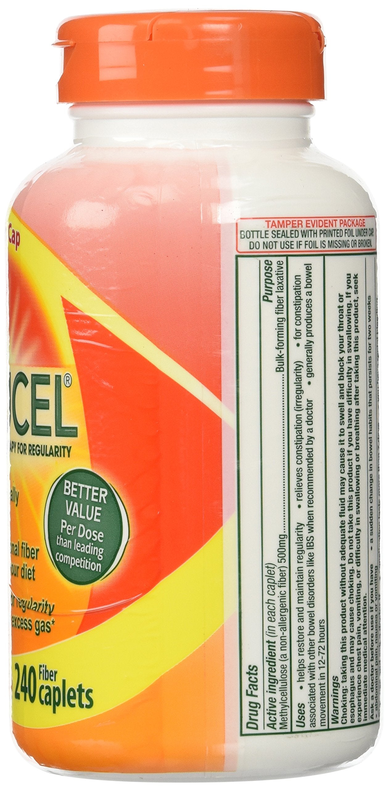 Citrucel Fiber Therapy for Regularity 500 mg - 240 Caplets