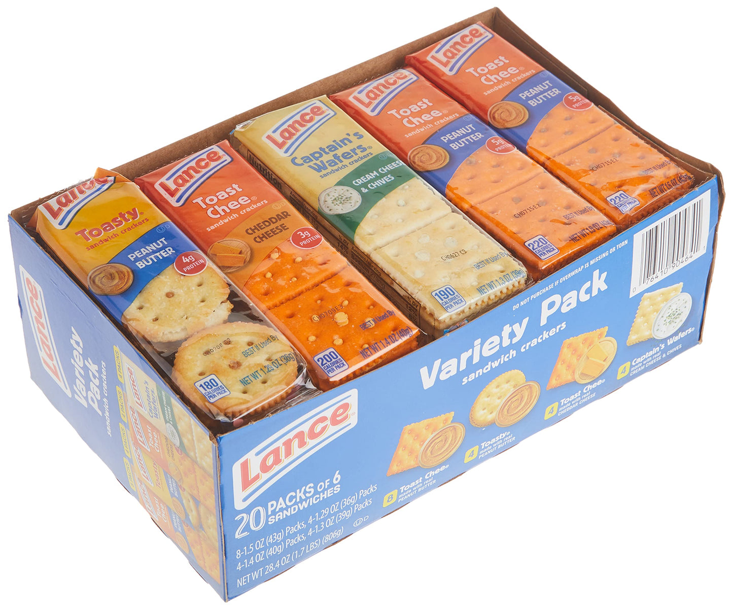 Lance Variety Pack,40 count, (56.8 oz total weight)