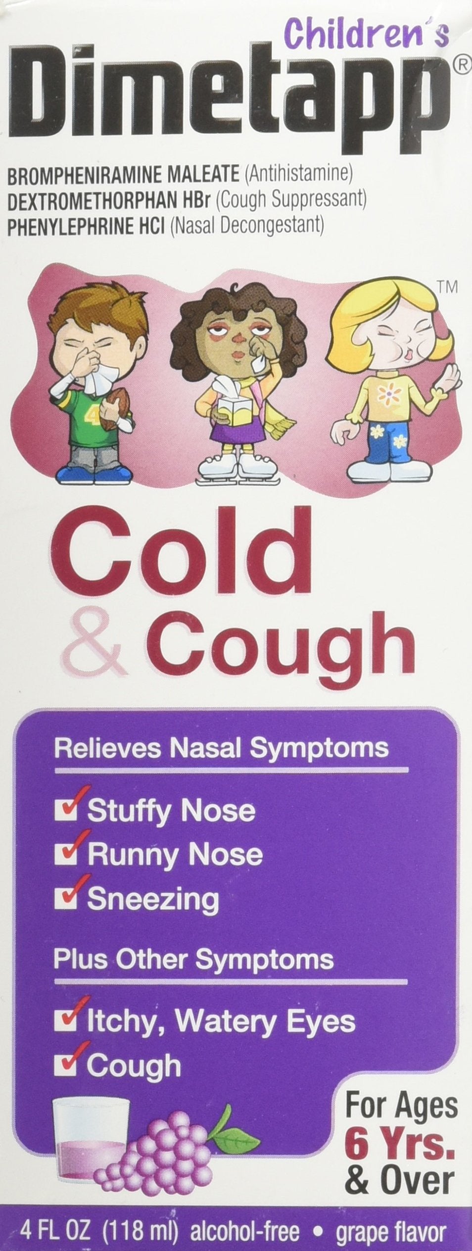 Dimetapp DM Cold & Cough Elixir 4oz