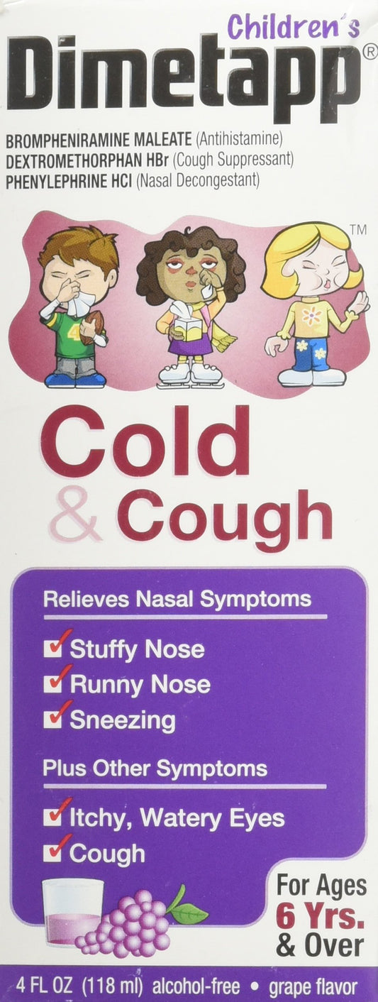 Dimetapp DM Cold & Cough Elixir 4oz