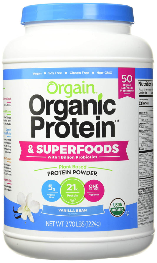 Orgain Organic Protein And Super Foods, 2.70 Pound