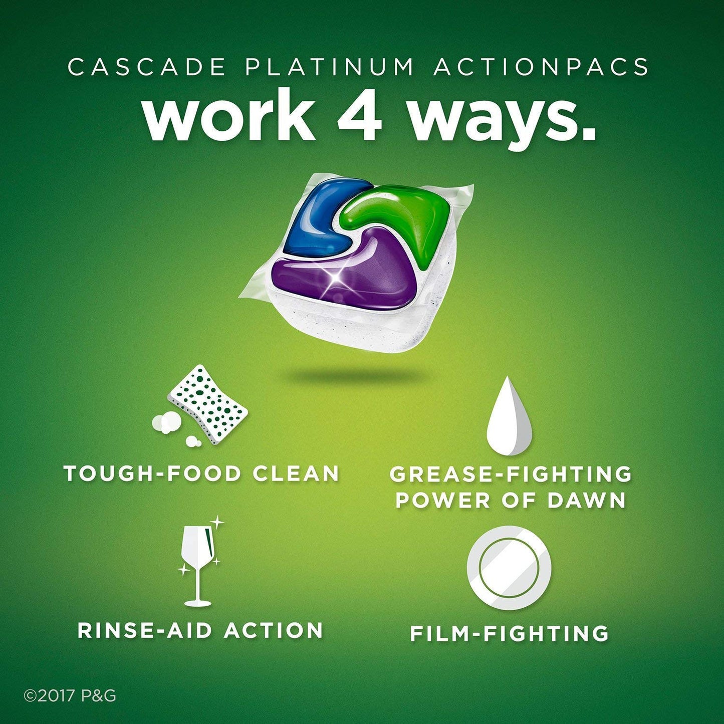 ?Premium Pack Platinum ActionPacs Dishwasher Detergent, Fresh (92 ct.)