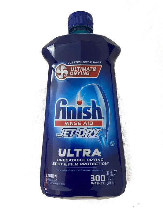FINISH Rinse AID Jet-Dry Ultra 300 Washes 32 FL OZ (946ml)