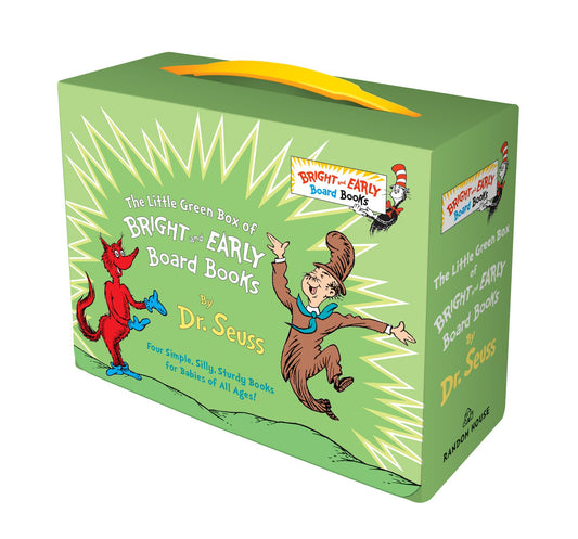 Little Green Box of Bright and Early Board Books: Fox in Socks; Mr. Brown Can Moo! Can You?; There's a Wocket in My Pocket!; Dr. Seuss's ABC (Bright & Early Board Books(TM)) [Board book] Dr. Seuss