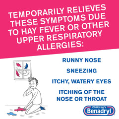 Children's Benadryl Allergy Liquid, 8 Fl. Oz (Pack of 2)